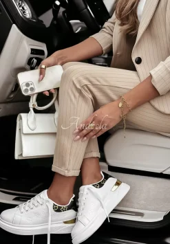 Adidasy Z Ozdobnymi Wzorami Queen Of Fashion Biale