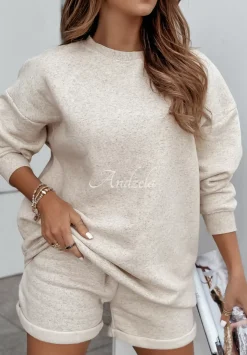 Bluza Damska Oversize Konopia Catharina Bezowa