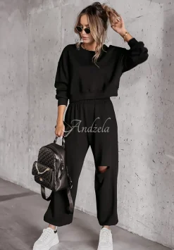 Bluza Dresowa Jump Into Fall Czarna