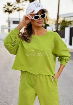 Bluza Oversize Day Off Limonkowa