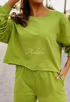 Bluza Oversize Day Off Limonkowa