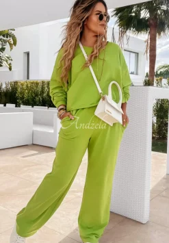 Bluza Oversize Day Off Limonkowa
