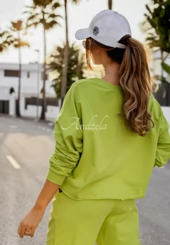 Bluza Oversize Day Off Limonkowa