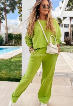 Bluza Oversize Day Off Limonkowa
