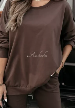 Bluza Oversize Power Flex Czekoladowa