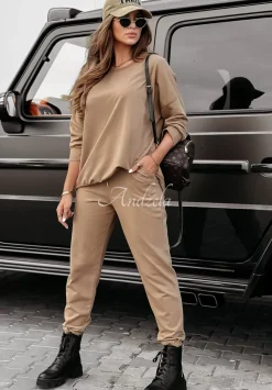 Bluza Oversize Power Flex Camelowa