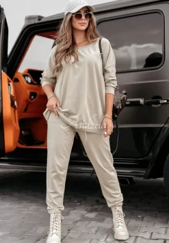 Bluza Oversize Power Flex Bezowa