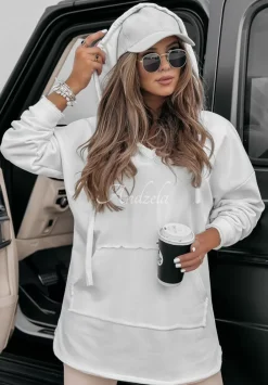 Bluza Z Kapturem Chill Outfit Ecru