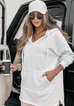 Bluza Z Kapturem Chill Outfit Ecru