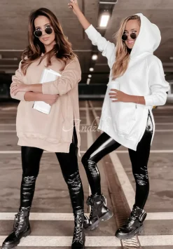 Bluza Z Kapturem Olvido Bezowa
