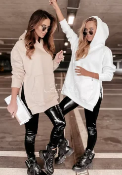 Bluza Z Kapturem Olvido Bezowa