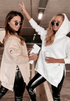 Bluza Z Kapturem Olvido Bezowa