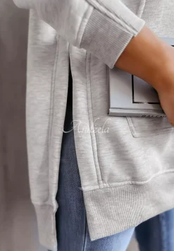 Bluza Z Kapturem Olvido Jasnoszara