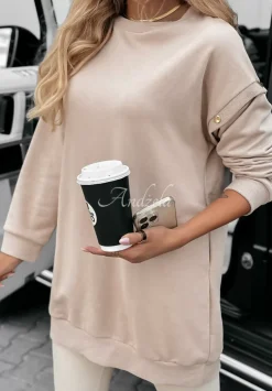 Bluza Z Odpinanymi Rekawami Verdona Bezowa