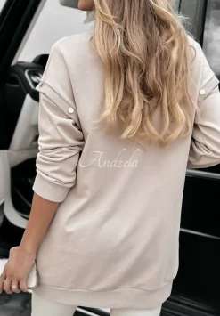 Bluza Z Odpinanymi Rekawami Verdona Bezowa