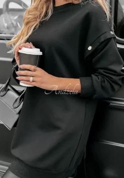 Bluza Z Odpinanymi Rekawami Verdona Czarna