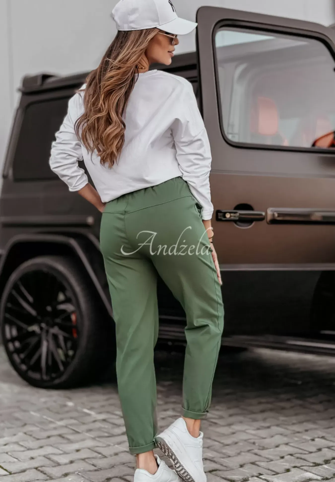 Bluzka Z Nadrukiem California Los Angeles Ecru