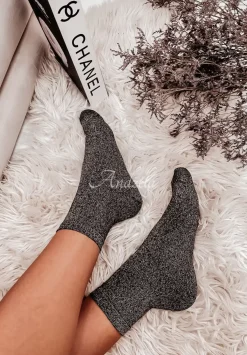 Blyszczace Skarpetki Shimmer Czarne