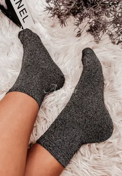 Blyszczace Skarpetki Shimmer Czarne