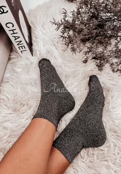 Blyszczace Skarpetki Shimmer Czarne