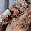 Czapka Z Pomponem Greenland Bezowa