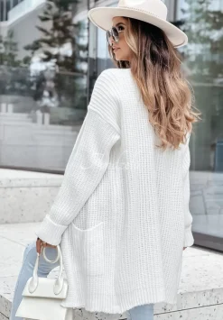 Dlugi Kardigan Oversize Falling Chestnuts Ecru