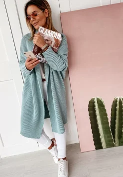 Dlugi Kardigan Oversize Sephia Mietowy