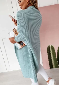 Dlugi Kardigan Oversize Sephia Mietowy