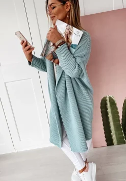 Dlugi Kardigan Oversize Sephia Mietowy