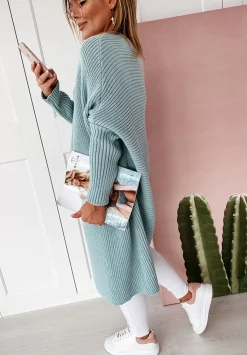 Dlugi Kardigan Oversize Sephia Mietowy