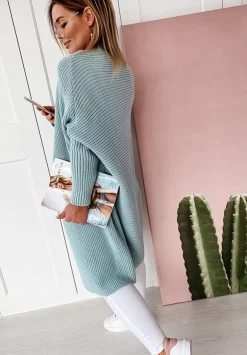 Dlugi Kardigan Oversize Sephia Mietowy