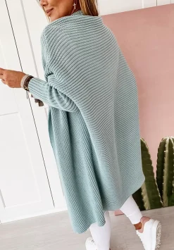 Dlugi Kardigan Oversize Sephia Mietowy