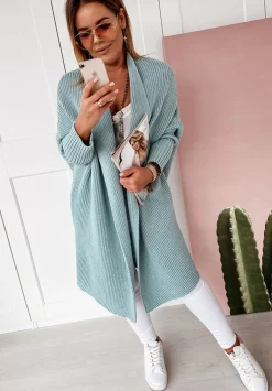 Dlugi Kardigan Oversize Sephia Mietowy