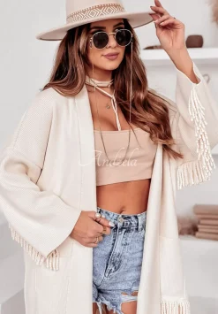 Dlugi Kardigan Oversize Z Fredzlami Cocomore Dress Code Ecru