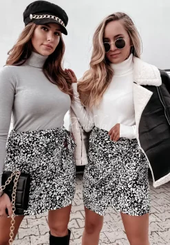Dopasowany Sweter Z Golfem Solange Szary