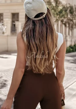 Eleganckie Spodnie Fashion Chic Czekoladowe