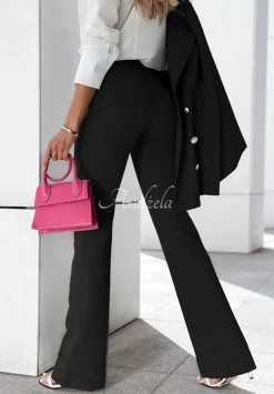 Eleganckie Spodnie Keep It Classy Czarne