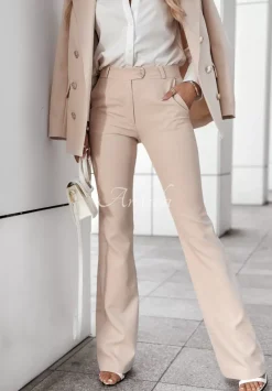 Eleganckie Spodnie Keep It Classy Nude