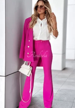 Eleganckie Spodnie Keep It Classy Fuksjowe