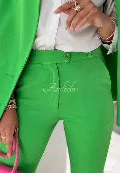 Eleganckie Spodnie Keep It Classy Zielone