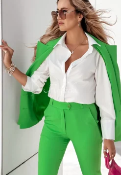 Eleganckie Spodnie Keep It Classy Zielone