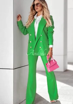 Eleganckie Spodnie Keep It Classy Zielone