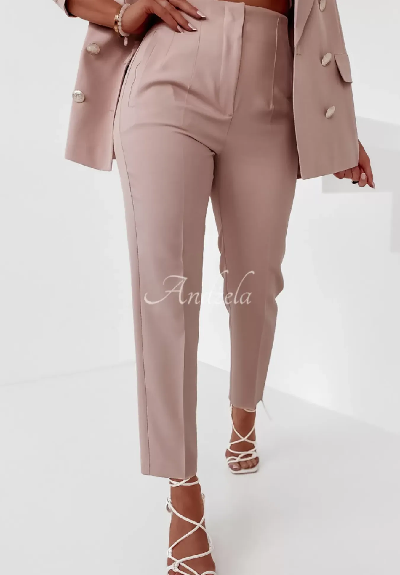 Eleganckie Spodnie Marshall Nude