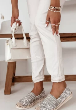 Espadryle We Wzory A Long Way Szare