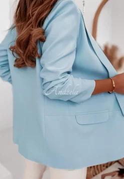Klasyczna Marynarka Premium Jasnoniebieska