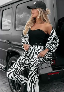 Klasyczna Marynarka Premium W Zebre