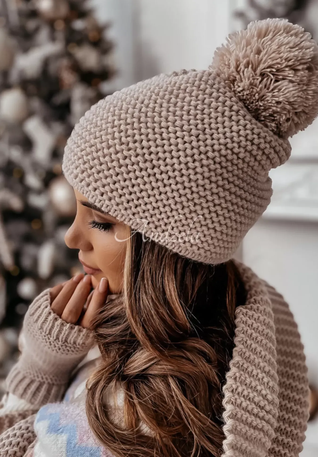 Komplet Czapka, Szalik, Rekawiczki 3In1 Icy Star Nude