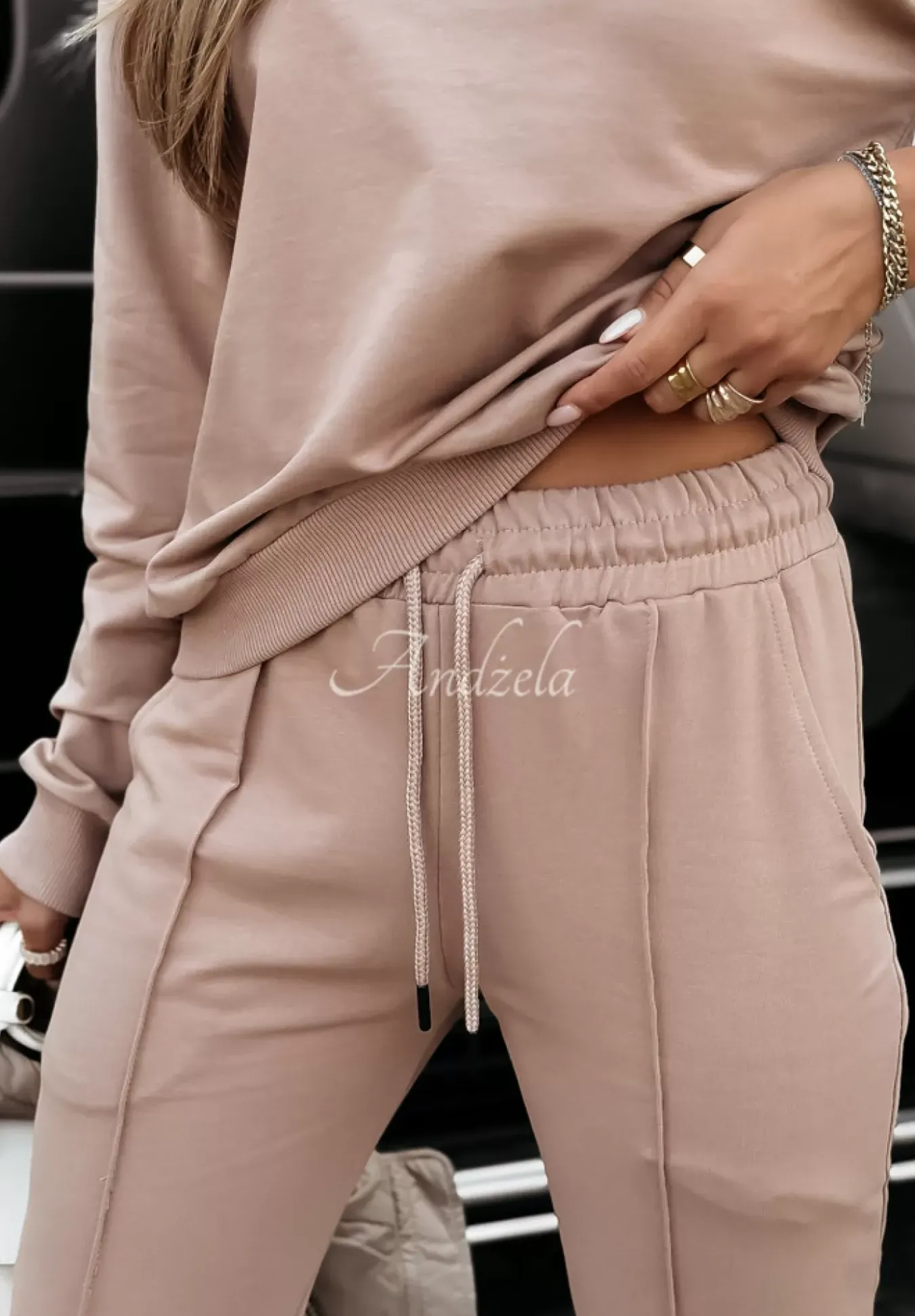 Komplet Dresowy Basic Fit Mokka