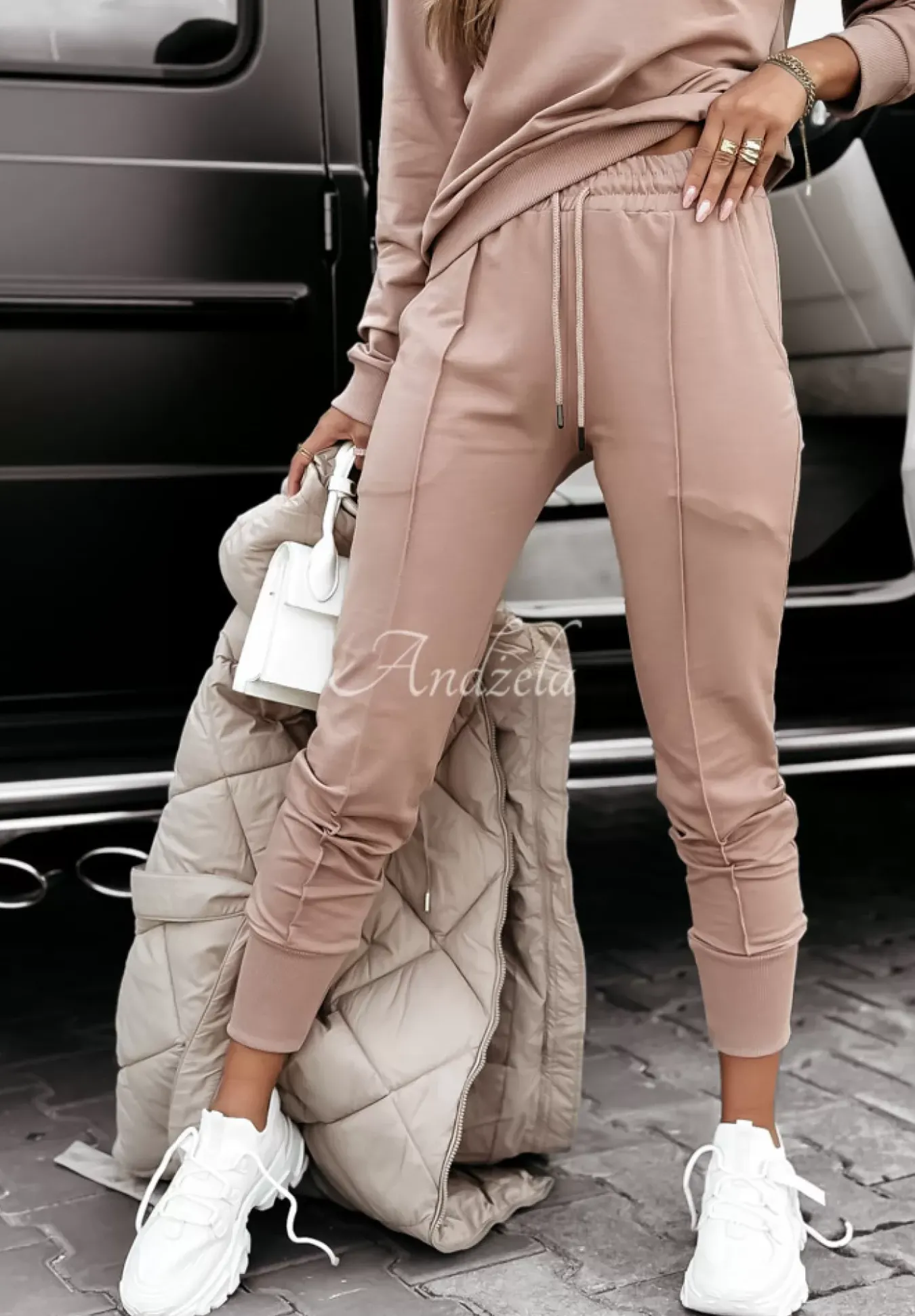 Komplet Dresowy Basic Fit Mokka