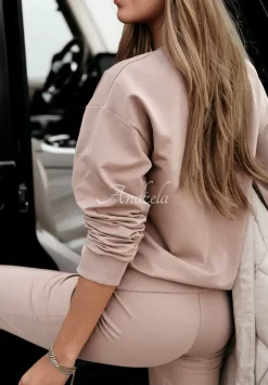 Komplet Dresowy Basic Fit Mokka